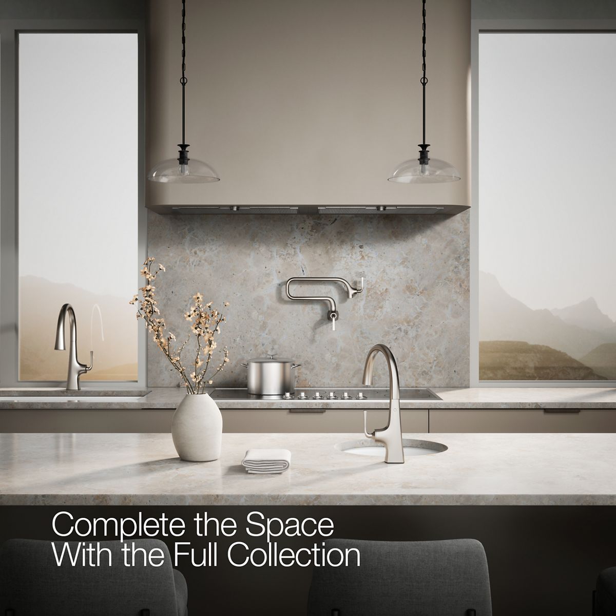 KOHLER K-22065 Graze Single-handle bar sink faucet