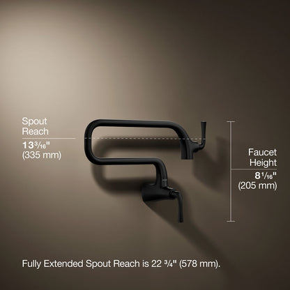 KOHLER K-22066 Graze Wall-mount pot filler