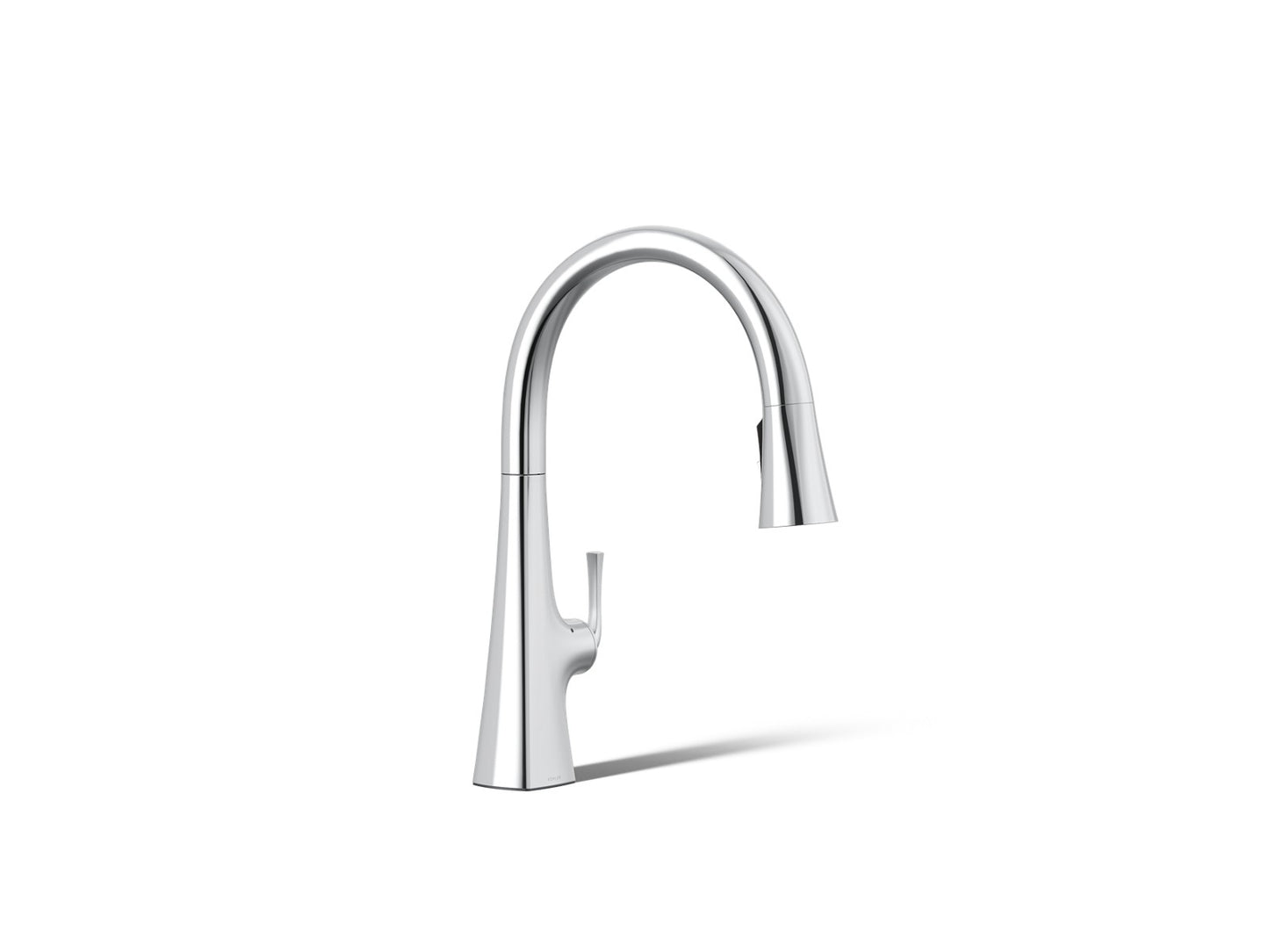 KOHLER K-22068 Graze Touchless pull-down kitchen sink faucet with three-function sprayhead