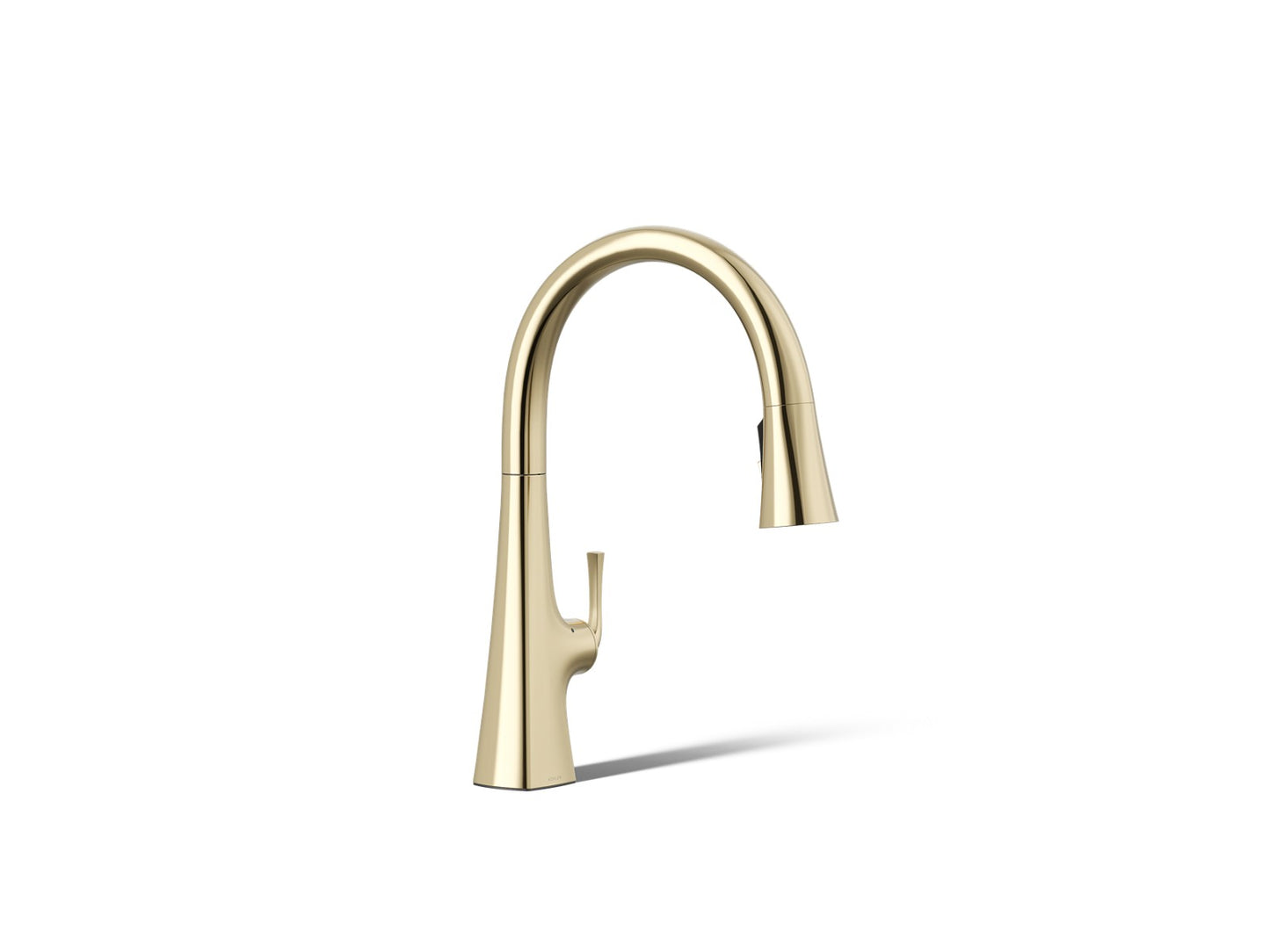 KOHLER K-22068 Graze Touchless pull-down kitchen sink faucet with three-function sprayhead