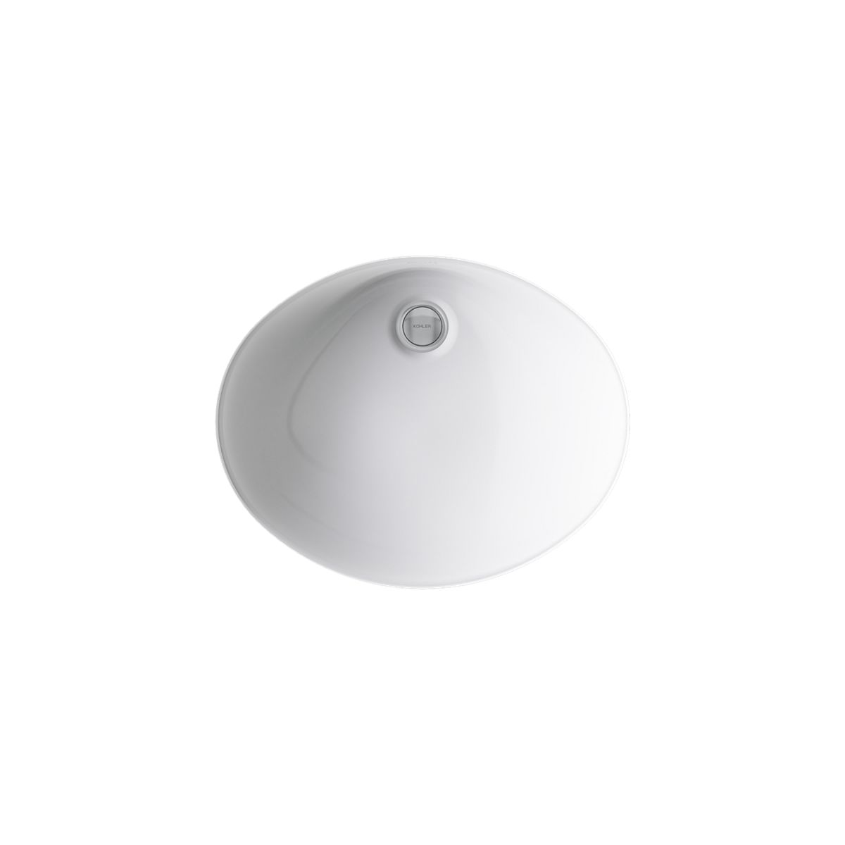 KOHLER K-2209 Caxton 17" oval undermount bathroom sink