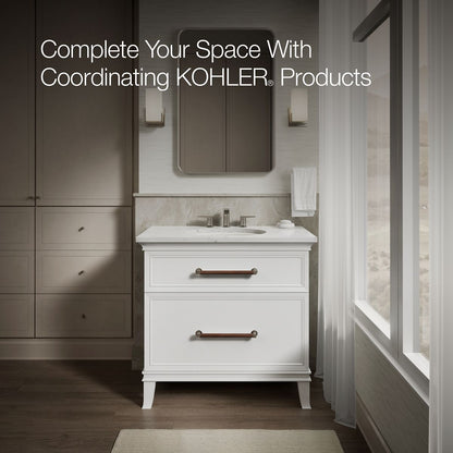 KOHLER K-2210-N Caxton 19-1/4" oval undermount bathroom sink