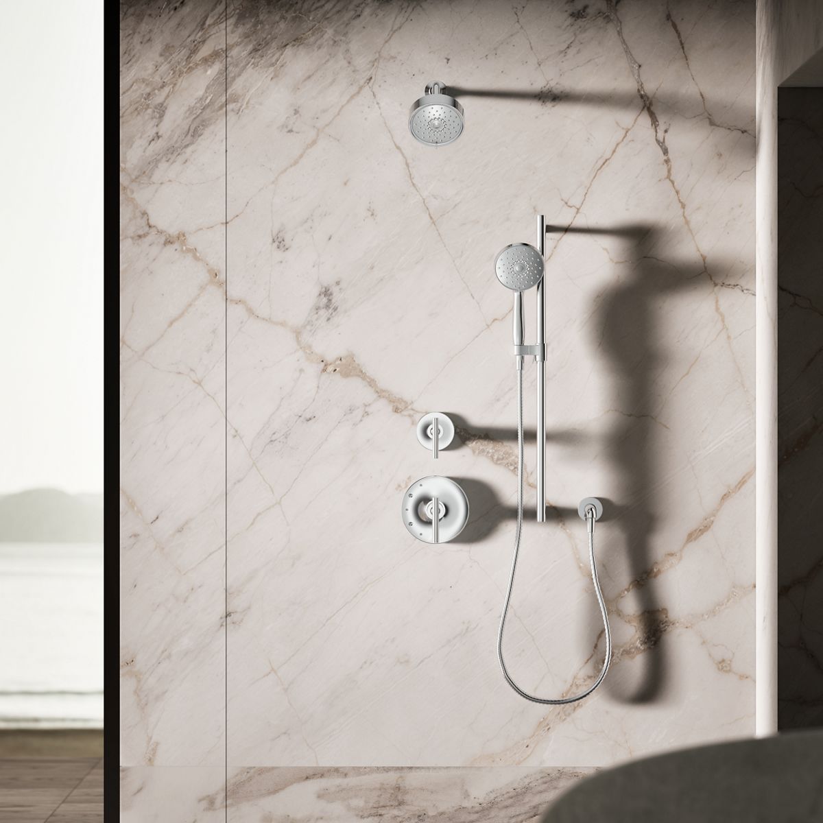 KOHLER K-22165 Fort?? 2.5 gpm multifunction handshower with Katalyst air-induction technology