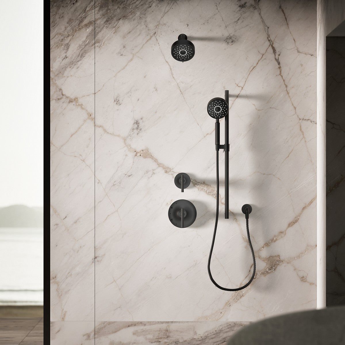 KOHLER K-22166 Purist 2.5 gpm multifunction handshower with Katalyst air-induction technology, matte black - view 5