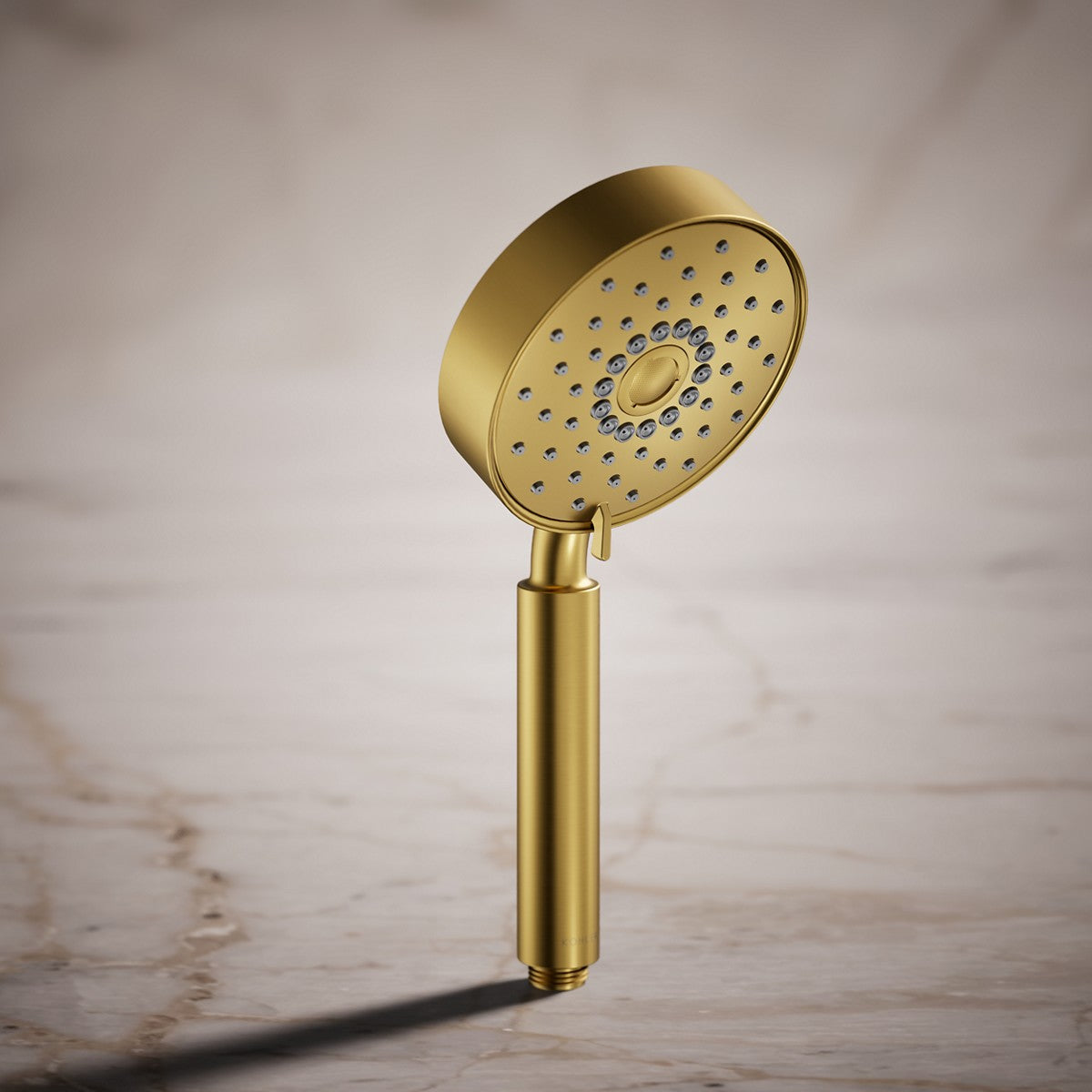 KOHLER K-22166 Purist 2.5 gpm multifunction handshower with Katalyst air-induction technology, vibrant brushed moderne...