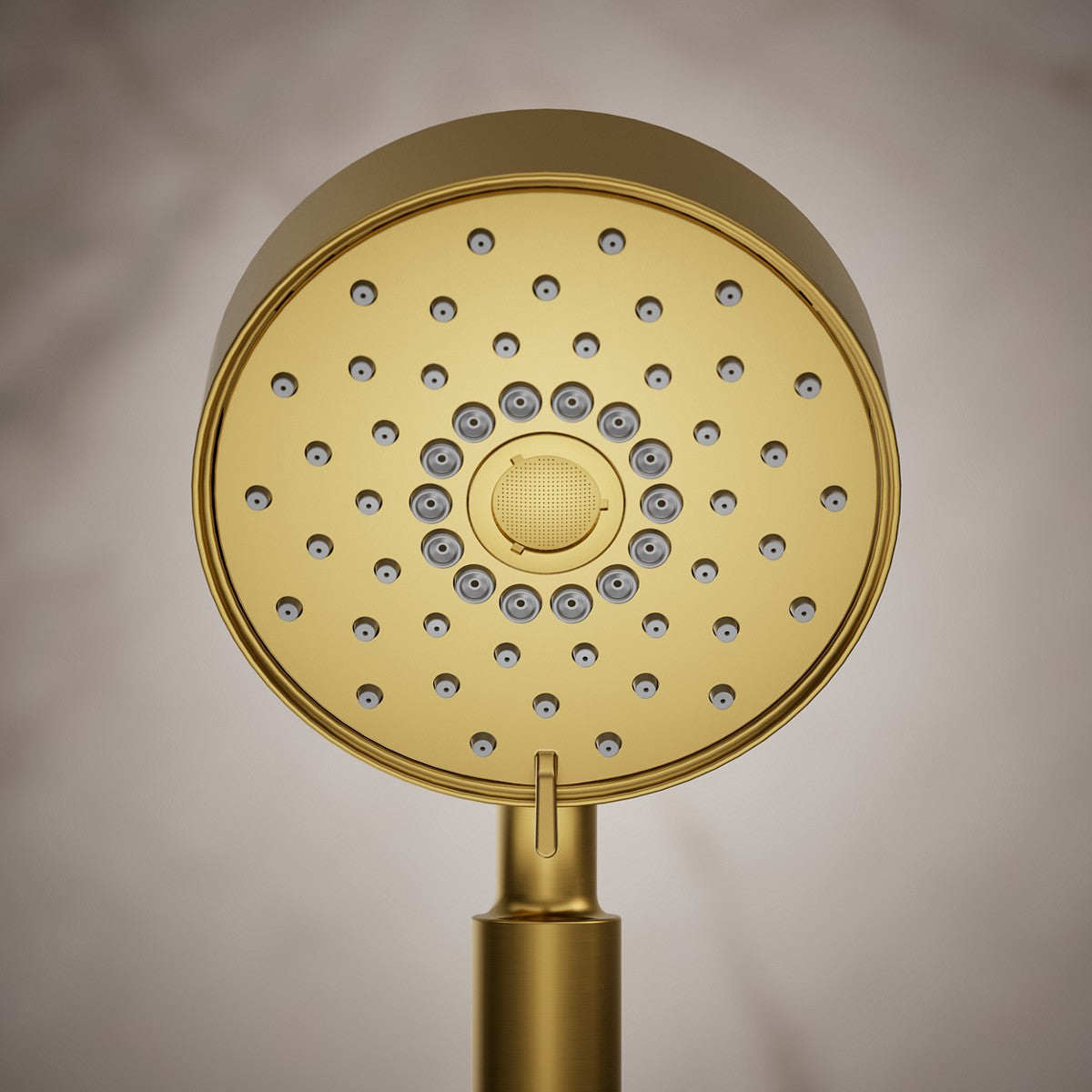 KOHLER K-22166 Purist 2.5 gpm multifunction handshower with Katalyst air-induction technology, vibrant brushed moderne...