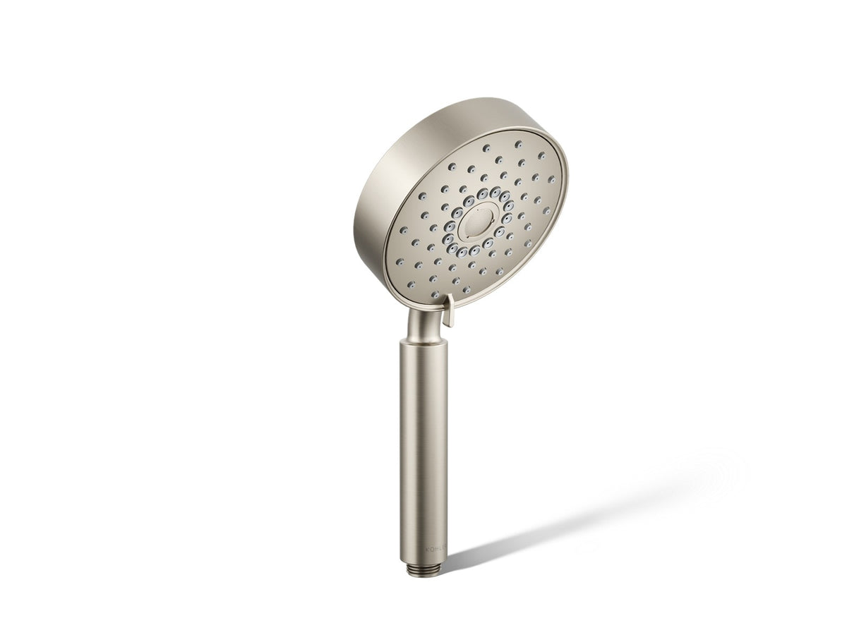 KOHLER K-22166 Purist 2.5 gpm multifunction handshower with Katalyst air-induction technology, vibrant brushed nickel