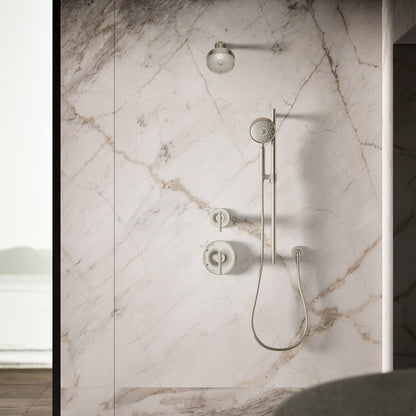 KOHLER K-22166 Purist 2.5 gpm multifunction handshower with Katalyst air-induction technology, vibrant brushed nickel -...