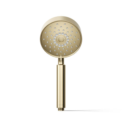 KOHLER K-22166 Purist 2.5 gpm multifunction handshower with Katalyst air-induction technology, vibrant french gold - view 2