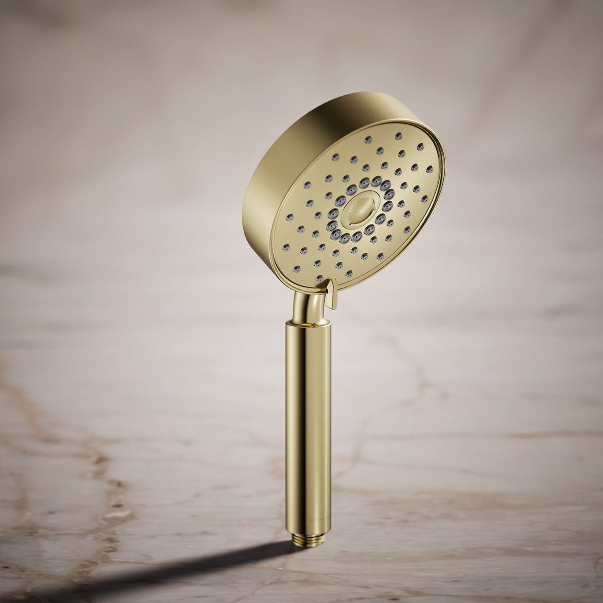KOHLER K-22166 Purist 2.5 gpm multifunction handshower with Katalyst air-induction technology, vibrant french gold - view 3