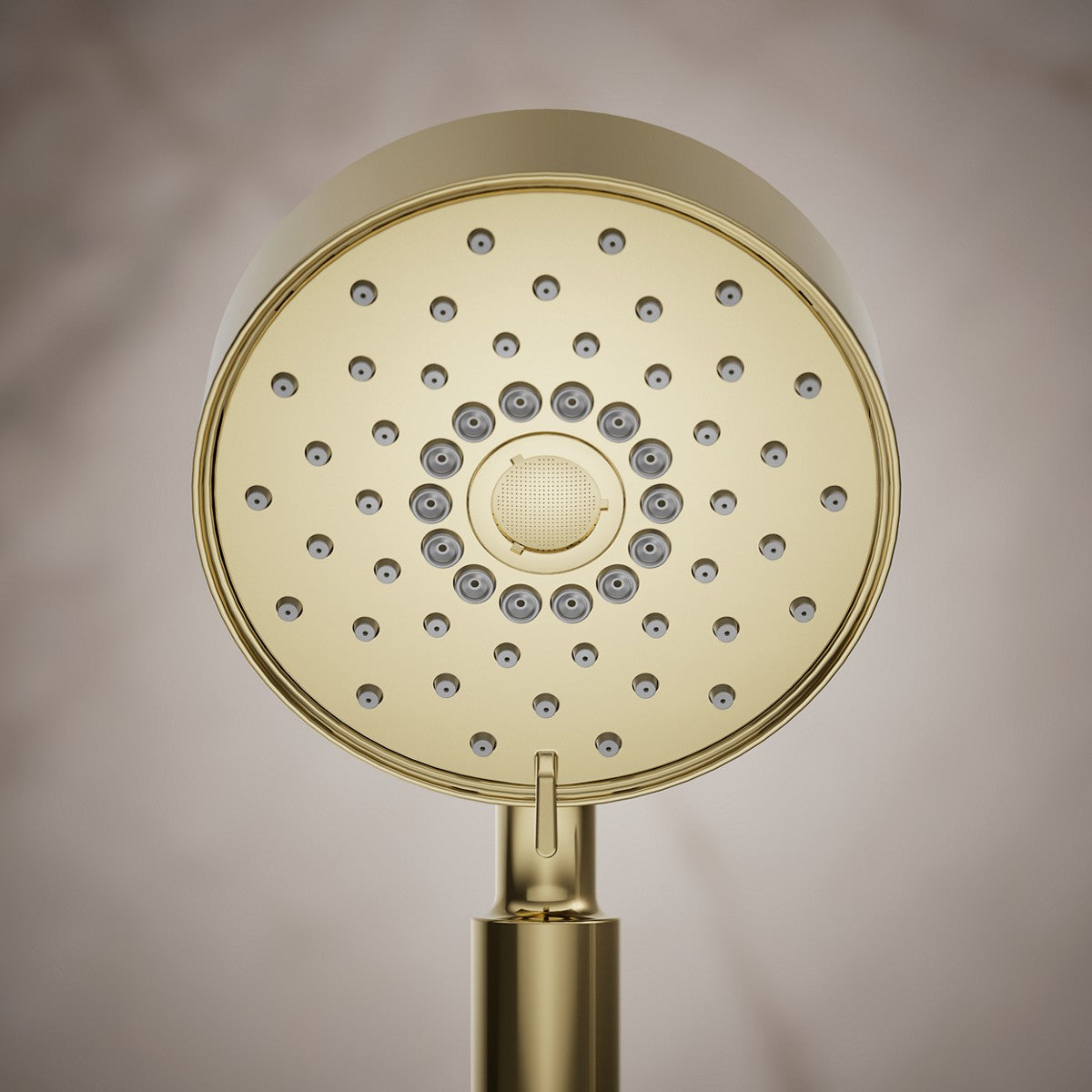 KOHLER K-22166 Purist 2.5 gpm multifunction handshower with Katalyst air-induction technology, vibrant french gold - view 4