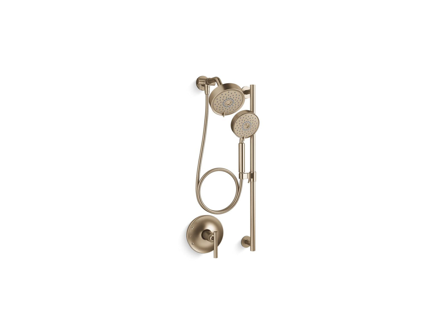 KOHLER K-22181-G Purist Showering Kit, 1.75 gpm