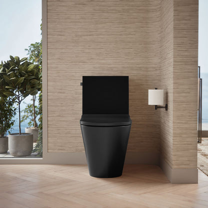 KOHLER K-22378 Brazn One-piece compact elongated toilet with skirted trapway, dual-flush