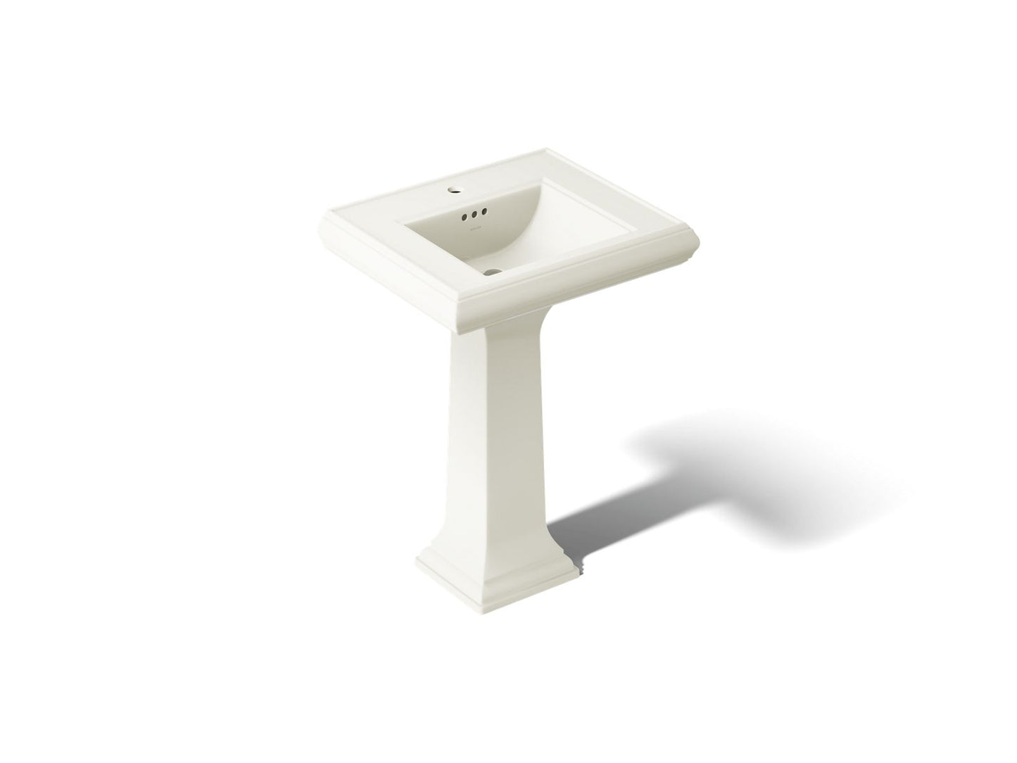 KOHLER 2238-1 Memoirs Classic 24" pedestal bathroom sink with single faucet hole