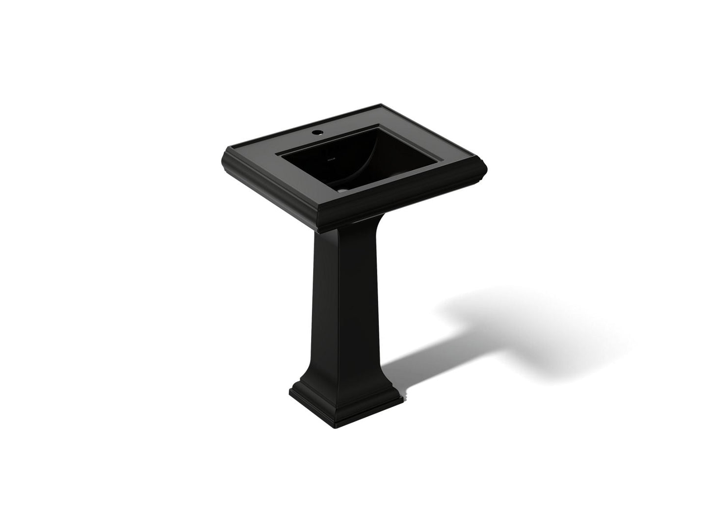 KOHLER 2238-1 Memoirs Classic 24" pedestal bathroom sink with single faucet hole