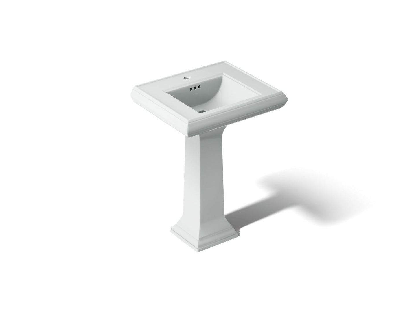 KOHLER 2238-1 Memoirs Classic 24" pedestal bathroom sink with single faucet hole