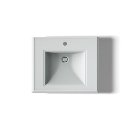 KOHLER 2238-1 Memoirs Classic 24" pedestal bathroom sink with single faucet hole