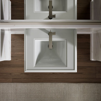 KOHLER 2238-1 Memoirs Classic 24" pedestal bathroom sink with single faucet hole
