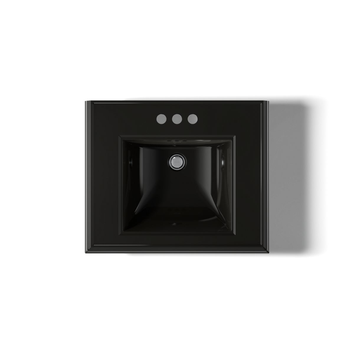 KOHLER 2238-4 Memoirs Classic 24" pedestal bathroom sink with 4" centerset faucet holes