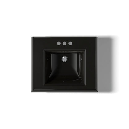 KOHLER 2238-4 Memoirs Classic 24" pedestal bathroom sink with 4" centerset faucet holes