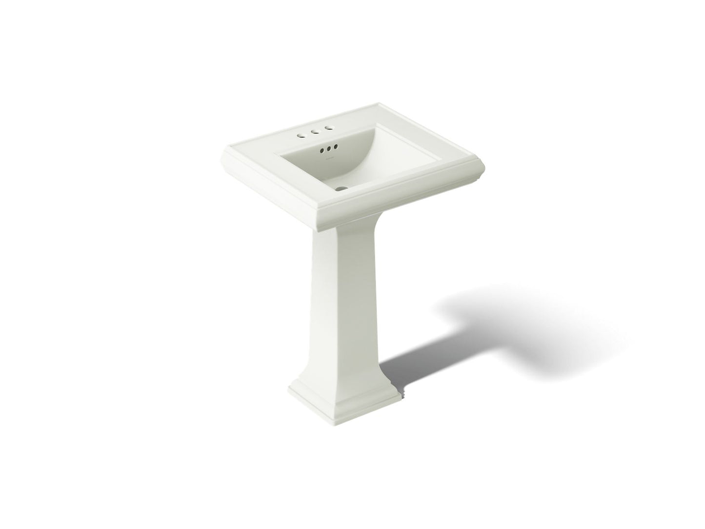 KOHLER 2238-4 Memoirs Classic 24" pedestal bathroom sink with 4" centerset faucet holes