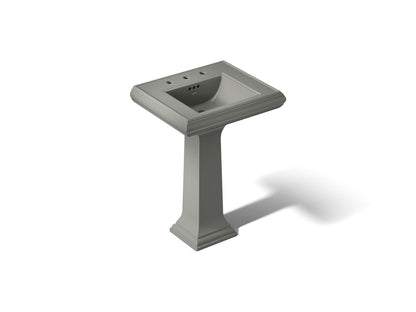 KOHLER 2238-8 Memoirs Classic 24" pedestal bathroom sink with 8" widespread faucet holes