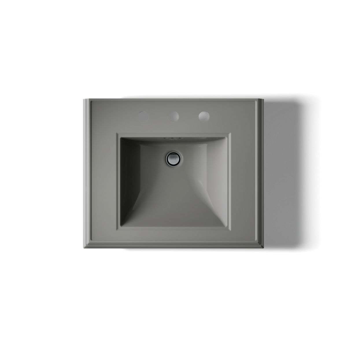 KOHLER 2238-8 Memoirs Classic 24" pedestal bathroom sink with 8" widespread faucet holes