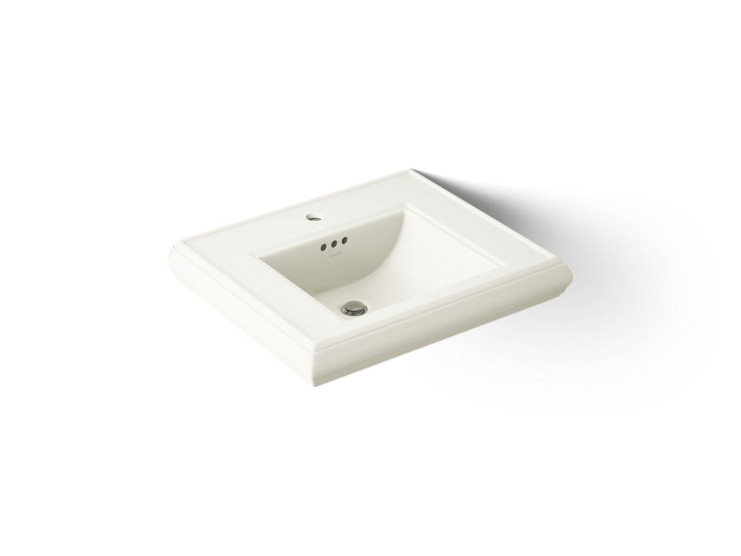KOHLER Memoirs Pedestal/console table bathroom sink basin with single faucet-hole drilling