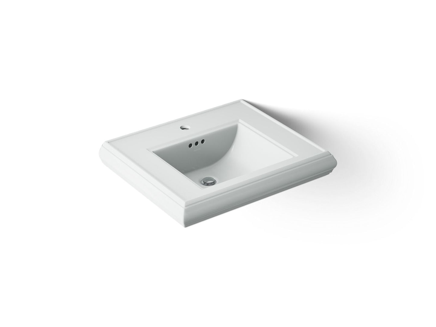KOHLER Memoirs Pedestal/console table bathroom sink basin with single faucet-hole drilling