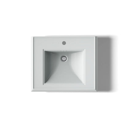 KOHLER Memoirs Pedestal/console table bathroom sink basin with single faucet-hole drilling