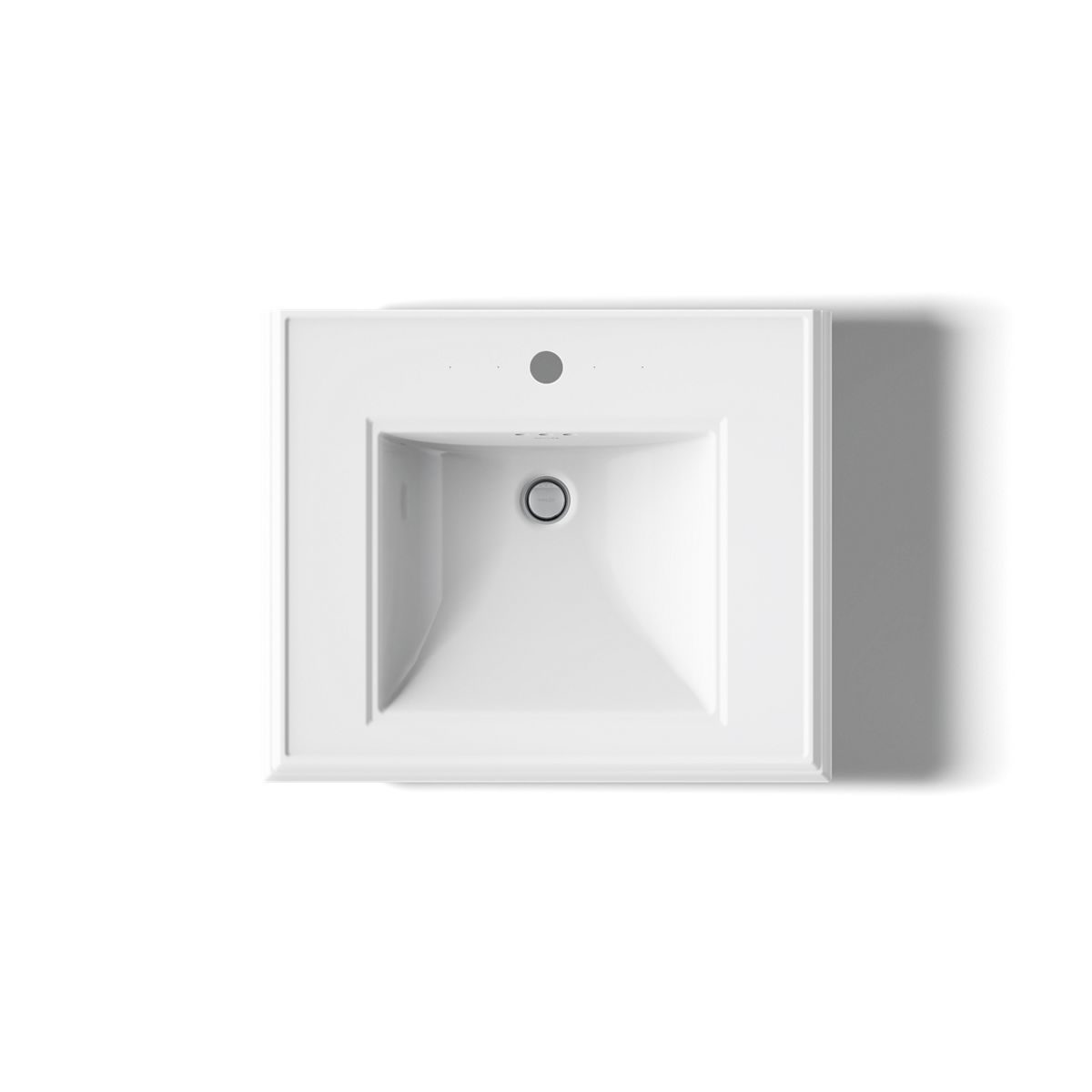 KOHLER Memoirs Pedestal/console table bathroom sink basin with single faucet-hole drilling