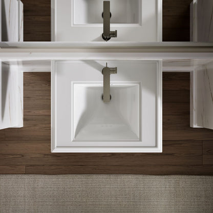 KOHLER Memoirs Pedestal/console table bathroom sink basin with single faucet-hole drilling