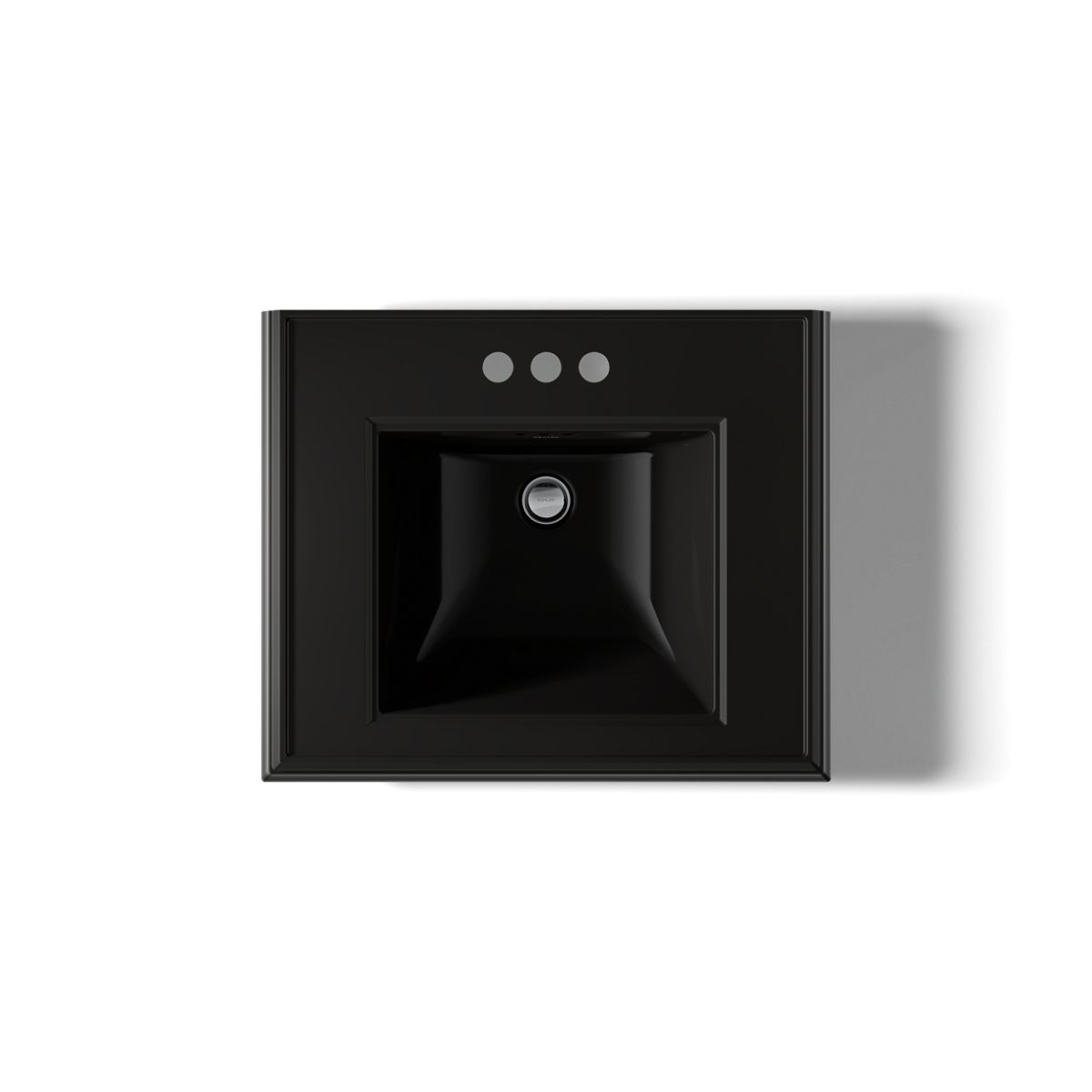 KOHLER Memoirs Pedestal/console table bathroom sink basin with 4" centerset faucet holes