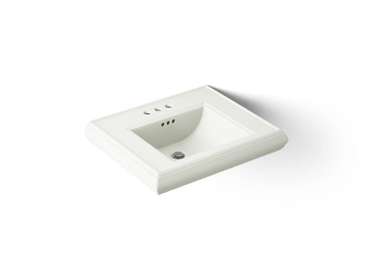 KOHLER Memoirs Pedestal/console table bathroom sink basin with 4" centerset faucet holes