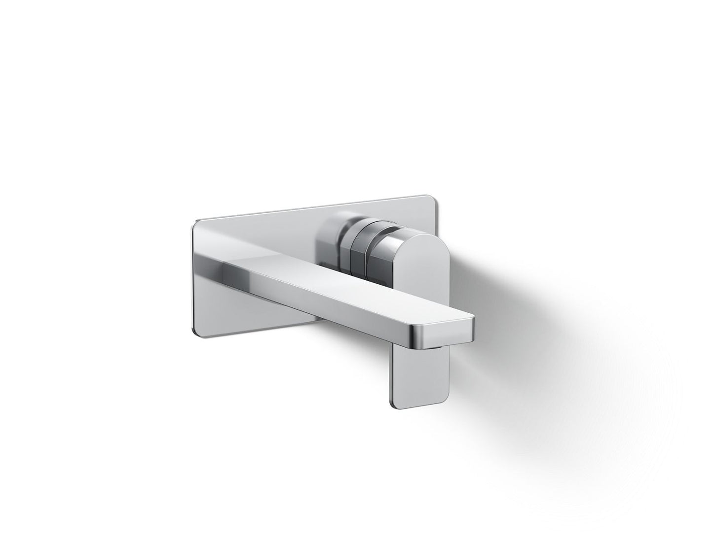 KOHLER K-22567-4 Parallel Wall-mount single-handle bathroom sink faucet, 1.2 gpm