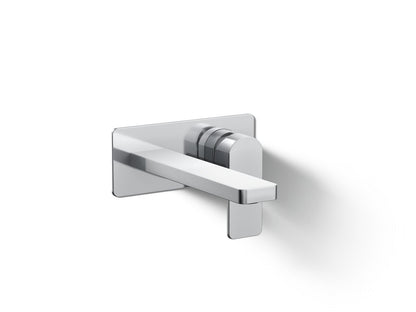 KOHLER K-22567-4 Parallel Wall-mount single-handle bathroom sink faucet, 1.2 gpm