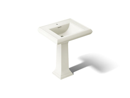 KOHLER 2258-1 Memoirs Classic 27" pedestal bathroom sink with single faucet hole