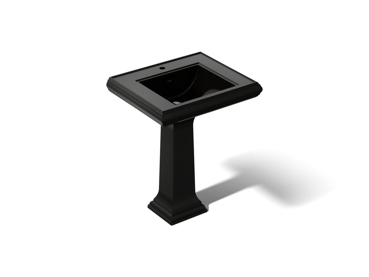 KOHLER 2258-1 Memoirs Classic 27" pedestal bathroom sink with single faucet hole