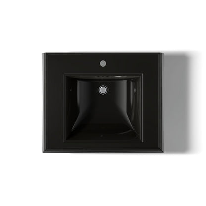 KOHLER 2258-1 Memoirs Classic 27" pedestal bathroom sink with single faucet hole