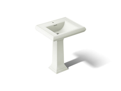 KOHLER 2258-1 Memoirs Classic 27" pedestal bathroom sink with single faucet hole