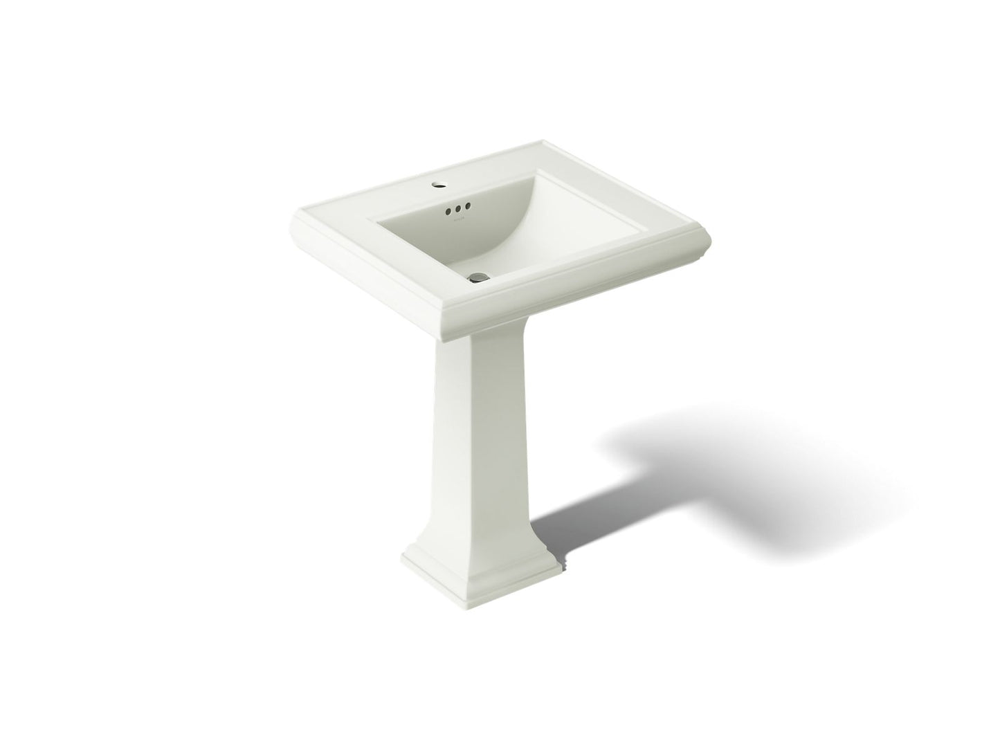 KOHLER 2258-1 Memoirs Classic 27" pedestal bathroom sink with single faucet hole