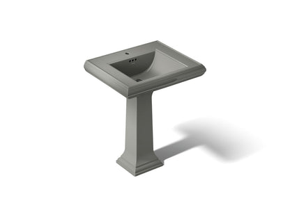 KOHLER 2258-1 Memoirs Classic 27" pedestal bathroom sink with single faucet hole