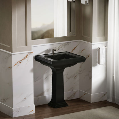 KOHLER Memoirs Pedestal/console table bathroom sink basin with single faucet-hole drilling