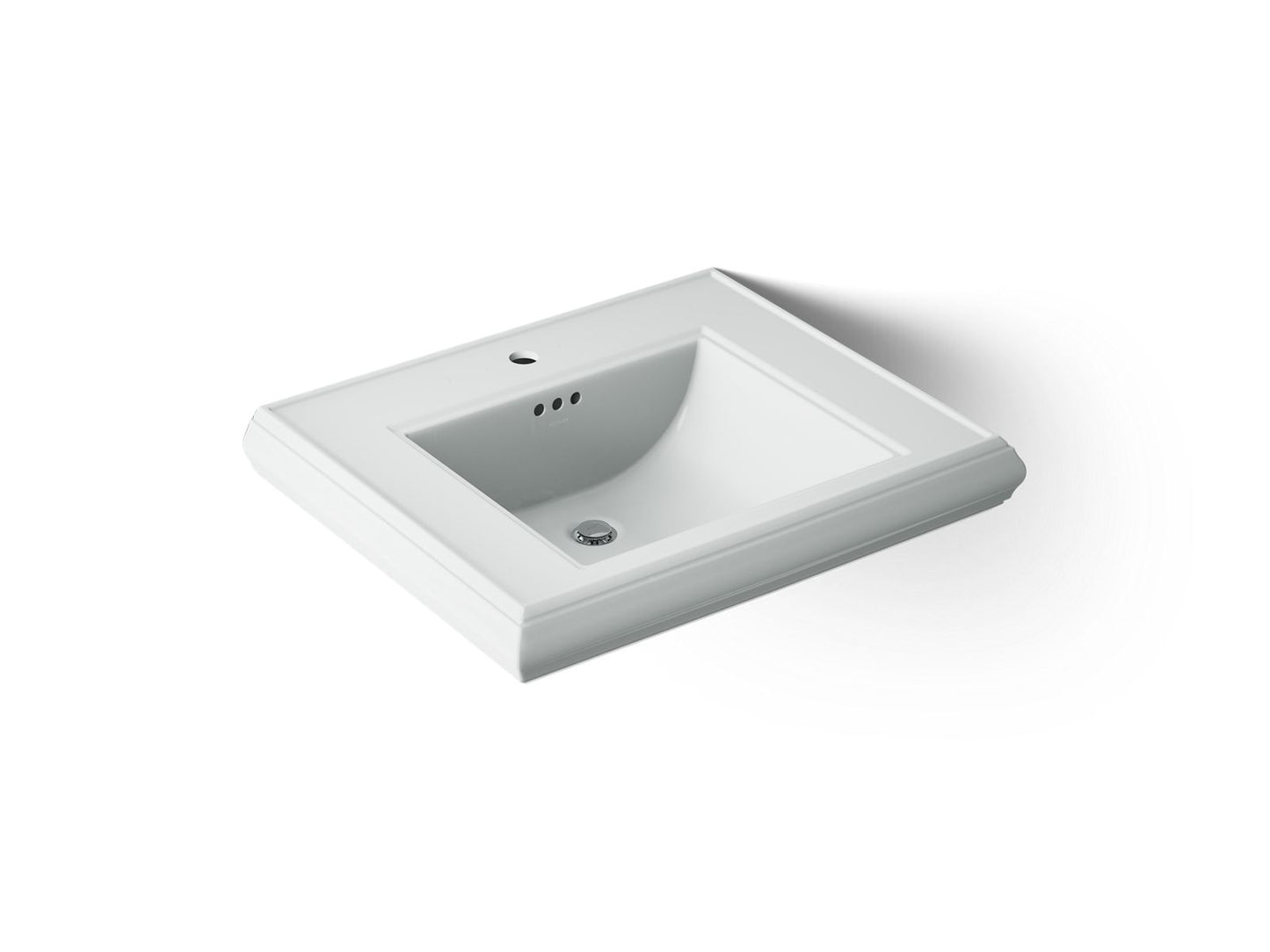 KOHLER Memoirs Pedestal/console table bathroom sink basin with single faucet-hole drilling