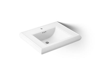 KOHLER Memoirs Pedestal/console table bathroom sink basin with single faucet-hole drilling