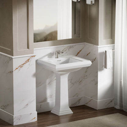 KOHLER Memoirs Pedestal/console table bathroom sink basin with single faucet-hole drilling
