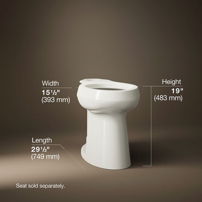 KOHLER K-22661 Highline Tall elongated toilet bowl