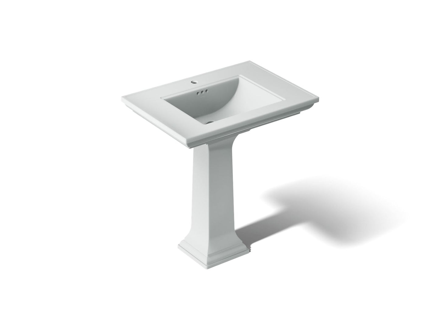 KOHLER 2268-1 Memoirs Stately 30" pedestal bathroom sink with single faucet hole