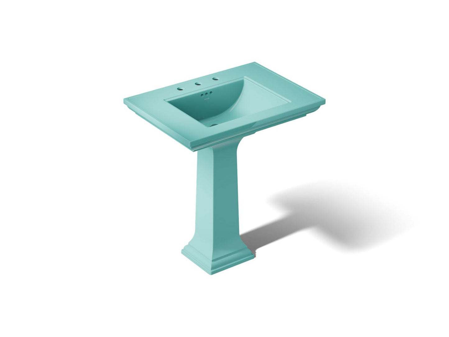 KOHLER K-2268-8 Memoirs Stately 30-3/4" rectangular pedestal bathroom sink