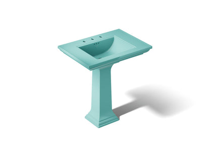 KOHLER K-2268-8 Memoirs Stately 30-3/4" rectangular pedestal bathroom sink
